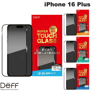 Deff iPhone 16 Plus SUPER TOUGH GLASS 0.33mm fB[t (X}zptیKXtB)