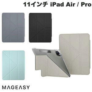 MagEasy 11C` iPad Air M3 (2025) / M2 (2024) / 10.9C` iPad Air 5 / 4 iPad Pro 4 / 3 / 2 / 1 FACET iPadP[X }OC[W[ (^ubgJo[EP[X)
