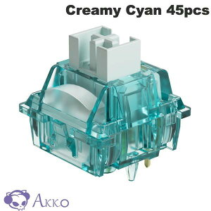 �y�������K�i�z Akko Creamy Cyan �X�C�b�` ������50gf �N���b�L�[ 5�s�� 45���� # AKKO02-00017 �A�b�R (�L�[�X�C�b�`)