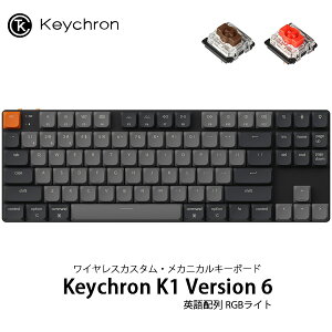 yX[p[SALE500~OFFN[|Ώہz Keychron K1 Version 6 QMK Macpz L / Bluetooth 5.2 CX Ή eL[X Ԏ /  Keychron [vt@CMX 2.0 JjJXCb` zbg