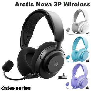 SteelSeries Arctis Nova 3P Wireless 2.4GHz / Bluetooth 5.3 Ή Q[~Owbhz XeB[V[Y (wbhZbg RFCX)