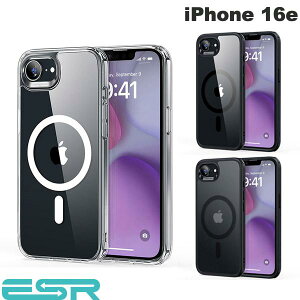 ESR iPhone 16e HaloLock Classic Hybrid Case (X}zP[XEJo[) C[GXA[