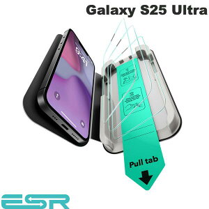 ESR Galaxy S25 Ultra tempered-Glass Screen Protector 0.2mm 2���� # ESR696 �C�[�G�X�A�[�� (�A���h���C�h�X�}�z�p�t���ی�t�B����)