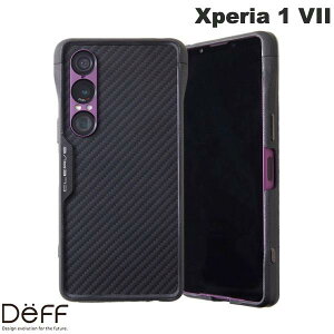 Deff Xperia 1 VII CLEAVE G10 Bumper CHRONO }bgubN # DCB-XP1M7CLGBK fB[t (AhChX}zP[X)