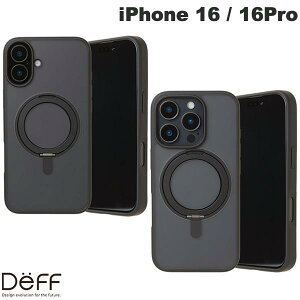 Deff iPhone 16 / 16 Pro ETANZE RING MASTER MagSafeΉ ubN fB[t (X}zP[XEJo[) }Olbg
