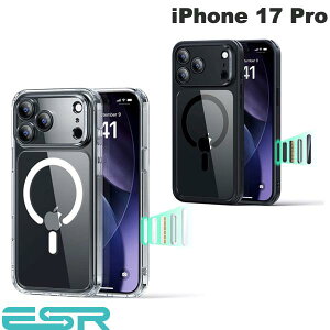 �y�������K�i�z�m2025�n ESR iPhone 17 Pro Classic MagSafe�Ή� �N���A�P�[�X (�X�}�z�P�[�X�E�J�o�[) �C�[�G�X�A�[�� ���� �ϏՌ� �J�����R���g���[���J�o�[�t��