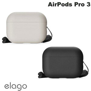 elago AirPods Pro 3 LIQUID HYBRID STRAP �n�C�u���b�h�P�[�X �G���S (Apple �C���z���P�[�X)