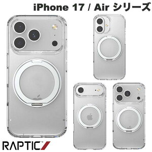 m2025nm2025n RAPTIC iPhone 17 / 17 Pro / Air / 17 Pro Max GA[X^h Air Stand MagSafeΉ X^ht ϏՌP[X Clear veBbN (X}zP[XEJo[)