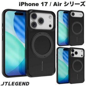 �m2025�n JTLEGEND iPhone 17 / iPhone Air / iPhone 17 Pro Max Rex Kooling Mag Stand Case-G with Camera Control Button Black �W�F�C�e�B�[���W�F���h (�X�}�z�P�[�X�E�J�o�[)