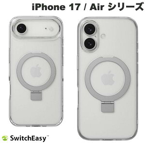 m2025n SwitchEasy iPhone 17 / Air MagStand M MagSafeΉ PCxTPU nCubhP[X Transparent XCb`C[W[ (X}zP[XEJo[)