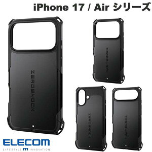 m2025nیtBt ELECOM GR iPhone 17 / 17 Pro / Air / 17 Pro Max ZEROSHOCK MAGKEEP ubN (X}zP[XEJo[) [VbN ϏՌ MagSafeΉ