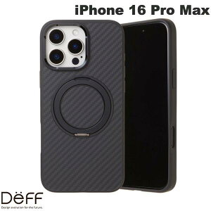 Deff iPhone 16 Pro Max DURO RING MASTER MagSafeΉ }bgubN # DCS-IPD24LPMRBK fB[t (X}zP[XEJo[) }Olbg A~h@