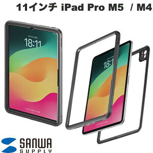 SANWA 11C` iPad Pro M5 (2025) / M4 (2024) ϏՌhP[X Xgbvt # PDA-IPAD17163 TTvC