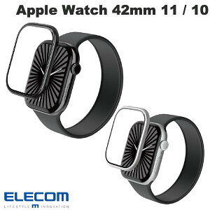 ELECOM GR Apple Watch 42mm Series 11 / 10 KXtB A~t[  \tt (AbvEHb`pیtB)