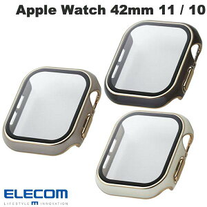 ELECOM GR Apple Watch 42mm Series 11 / 10 tJo[P[X &me v~AKX  S[hC (AbvEHb`P[X Jo[)
