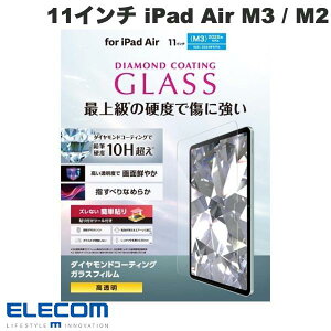 ELECOM GR 11C` iPad Air M3 (2025) / M2 (2024) KXtB _ChR[eBO KCht[t # TB-A25MFLGDC GR (^ubgptیKXtB)
