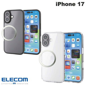�m2025�nELECOM �G���R�� iPhone 17 �n�C�u���b�h�P�[�X �Ɍ�Plus ���^�������O�t (�X�}�z�P�[�X�E�J�o�[)
