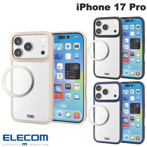 m2025nELECOM GR iPhone 17 Pro D3O t[J[ ^Ot (X}zP[XEJo[)