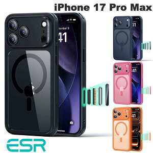 �m2025�n ESR iPhone 17 Pro Max Classic Hybrid Magnetic Case Camera Control MagSafe�Ή� (�X�}�z�P�[�X�E�J�o�[) �C�[�G�X�A�[�� �J�����R���g���[���J�o�[�t�� �L�Y�ɋ���