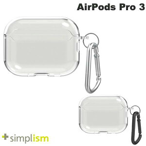 �g���j�e�B Simplism AirPods Pro 3 �Ռ��z�� �N���ATPU�P�[�X �J���r�i�t�� �V���v���Y�� (Apple �C���z���P�[�X)
