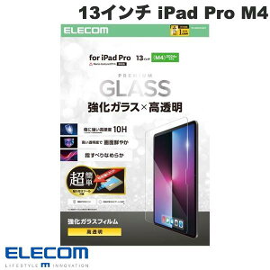 ELECOM GR 13C` iPad Pro M4 KXtB  ȒP\tc[t # TB-A25PLFLGGT GR (^ubgptیKXtB)