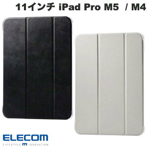y݌ɌzELECOM GR 11C` iPad Pro M5 (2025) / M4 (2024) tbvP[X wʃNA \tgU[ 2AO X[vΉ