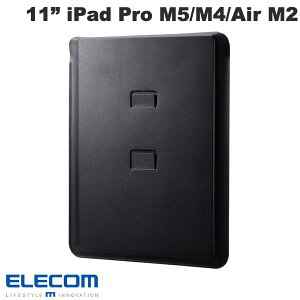 ELECOM GR 11C` iPad Pro M5 (2025) / M4 (2024) / Air M2 (2024) \tgU[|[` X^h Apple Pencil[t ubN # TB-A24PMPPLS2BK GR