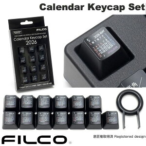 �y���ʌ���z FILCO Calendar Keycap Set 2026 ���{�̏j������E��ʈ���E�u���b�N # FC2026JTB �t�B���R (�L�[�L���b�v) �J�����_�[ �L�[�L���b�v CHERRY MX�X�C�b�` �ȈՃL�[�����H��t