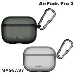 MagEasy AirPods Pro 3 Roam �J���r�i�t���ϏՌ��P�[�X Translucent �}�O�C�[�W�[ (Apple �C���z���P�[�X) �y�� ���C�����X�[�d�Ή�