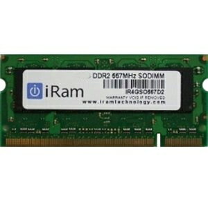 iRam PC2-5300 DDR2 667MHz 4GB 200pin # IR4GSO667D2 AC (Mac[) MacBook Pro , PowerBook G4 , MacBook , iMac