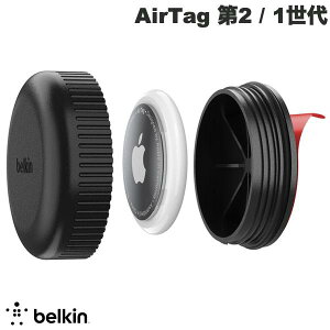BELKIN AirTag ��2 / 1���� �V�[���t IPX8�h�� �ی�P�[�X # MSC016btBK �x���L��