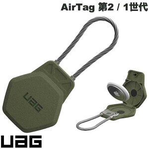 UAG AirTag ��2 / 1���� CIVILIAN (�V�r���A��) �P�[�X �I���[�u # UAG-AITC-OL ���[�G�[�W�[