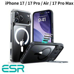 ESR iPhone 17 / 17 Pro / Air / 17 Pro Max Classic �X�^���h�t�� MagSafe�Ή� �n�C�u���b�h�P�[�X (�X�}�z�P�[�X�E�J�o�[) �C�[�G�X�A�[��