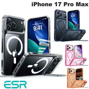 �m2025�n ESR iPhone 17 Pro Max Classic Hybrid Magnetic Case Camera Control Stash Stand MagSafe�Ή� (�X�}�z�P�[�X�E�J�o�[) �C�[�G�X�A�[�� �X�^���h�t�� ���� �ϏՌ� ���̓}�O�l�b�g �J�����R���g���[���J�o�[�t