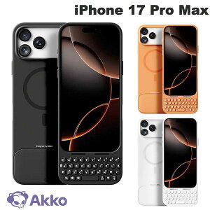 �y�������K�i�zAkko(�A�b�R) MetaKey �L�[�{�[�h��̌^�X�}�z�P�[�X�E�J�o�[ iPhone 17 Pro Max�p �L��USB�ڑ� ��x�� �����L�[ �o�b�N���C�g�t�� �}�O�l�b�g���� ���C�����X�[�d �d�ʒ����\ Magsafe