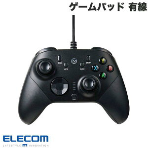 ELECOM �G���R�� �Q�[���p�b�h �L�� XInput DirectInput Xbox�n�z�u �z�[���G�t�F�N�g �w�ʃ{�^������ 15�{�^�� �u���b�N # JC-GP60XVBK �G���R�� (�Q�[���p�b�h)
