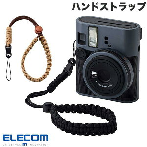 ELECOM instax mini�V���[�Y�p �G���R�� �`�F�L�A�N�Z�T�� �n���h�X�g���b�v �ėp �҂݌n (�J�����p�X�g���b�v)