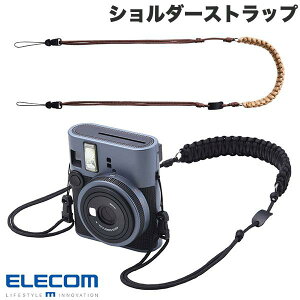 ELECOM instax mini�V���[�Y�p �G���R�� �`�F�L�A�N�Z�T�� �V�����_�[�X�g���b�v �ėp �҂݌n (�J�����p�X�g���b�v)