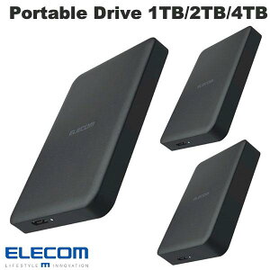 ELECOM �G���R�� Portable Drive USB3.2(Gen1) Black (�n�[�h�f�B�X�N)