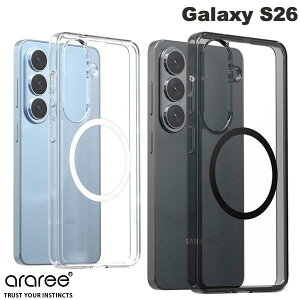 araree Galaxy S26 DUPLE M MagSafe�Ή� �n�C�u���b�h �N���A�P�[�X �A�����[ (�A���h���C�h�X�}�z�P�[�X�E�J�o�[)
