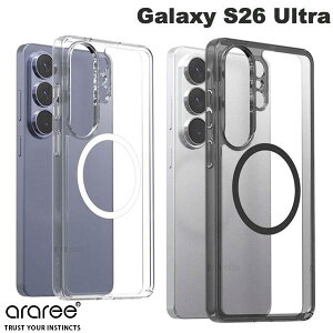 araree Galaxy S26 Ultra DUPLE M MagSafe�Ή� �n�C�u���b�h �N���A�P�[�X �A�����[ (�A���h���C�h�X�}�z�P�[�X�E�J�o�[)