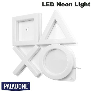 PALADONE Wall Mountable LED Neon Light �Ǌ|����LED���C�g / PlayStationTM �������C�Z���X�i # PP13130PSVN �p���h�� (�Ɩ�)