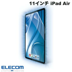 ELECOM �G���R�� 11�C���` iPad Air M4 (2026) / M3 (2025) / M2 (2024) �ی�t�B���� �u���[���C�g�J�b�g ������ # TB-A24MFLBLGN �G���R�� (�^�u���b�g�p�t���ی�t�B����)