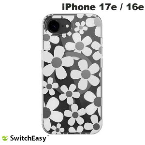 �m2026�n SwitchEasy iPhone 17e / 16e Fleur M MagSafe�Ή��ϏՌ��P�[�X White # SE_IS4CSPTFU_WH �X�C�b�`�C�[�W�[ (�X�}�z�P�[�X�E�J�o�[)