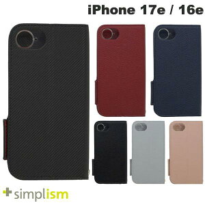 �m2026�n�g���j�e�B Simplism iPhone 17e / 16e [FlipNote] �ϏՌ��t���b�v�m�[�g�P�[�X �V���v���Y�� (�X�}�z�P�[�X�E�J�o�[)