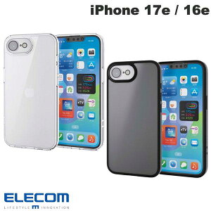 �m2026�nELECOM �G���R�� iPhone 17e / 16e �n�C�u���b�h�P�[�X �Ɍ�Plus (�X�}�z�P�[�X�E�J�o�[)