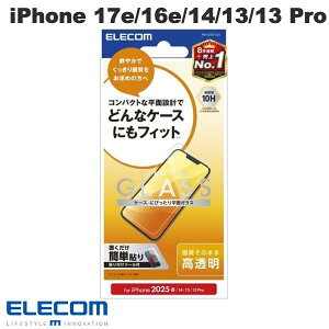 �m2026�nELECOM �G���R�� iPhone 17e / 16e / 14 / 13 / 13 Pro �K���X�t�B���� ������ 0.33mm # PM-A25SFLGG �G���R�� (�X�}�z�p�t���ی�K���X�t�B����)
