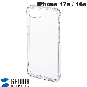 �m2026�n SANWA iPhone 17e / 16e �ϏՌ��P�[�X ���� �N���A�P�[�X �X�g���b�v�z�[���t�� �p�����h�~�o���p�[ ������ �X�}�z�P�[�X # PDA-IPH028CL �T�����T�v���C (�X�}�z�P�[�X�E�J�o�[)