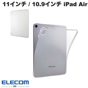 ELECOM �G���R�� 11�C���` iPad Air M4 (2026) / M3 (2025) / M2 (2024) / 10.9�C���` iPad Air 5 / 4 �\�t�g�P�[�X �X�}�[�g�J�o�[�Ή� �N���A # TB-A25MUCCR �G���R�� (�^�u���b�g�J�o�[�E�P�[�X)
