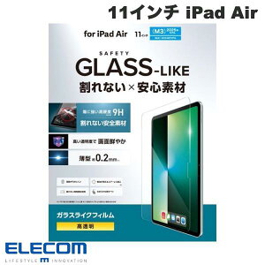 �m�y�V�����L���O1�ʊl���nELECOM �G���R�� 11�C���` iPad Air M4 (2026) / M3 (2025) / M2 (2024) �K���X���C�N�t�B���� ������ # TB-A25MFLGL �G���R�� (�^�u���b�g�p�t���ی�t�B����)